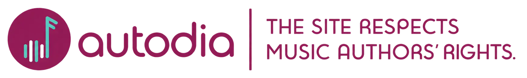 The site respects music authors' rights. Autodia.